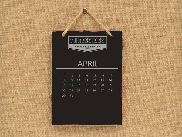 Image of April calendar