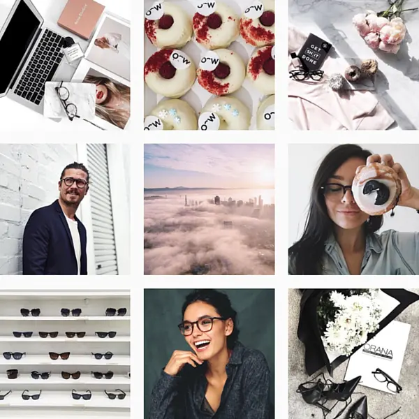 Screenshot of Oscar Wylee's Instagram feed