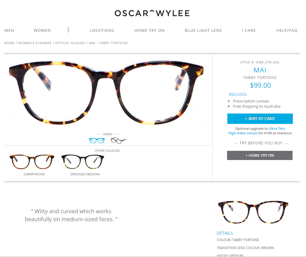 Image of Tabby glasses