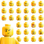 lego faces dipicting various workplace emotions