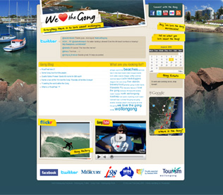 We Love the Gong social media website- Wollongong