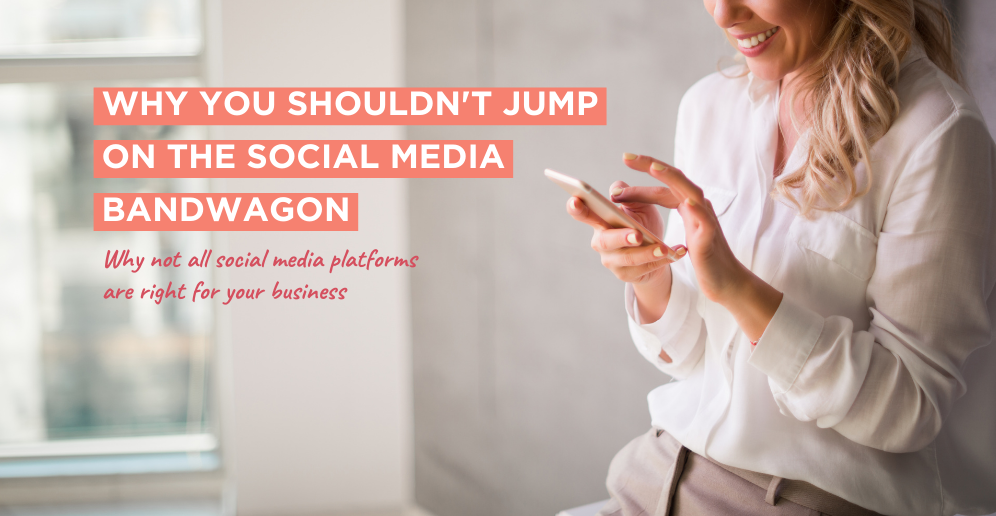 Why you shouldn’t jump on the (social) bandwagon